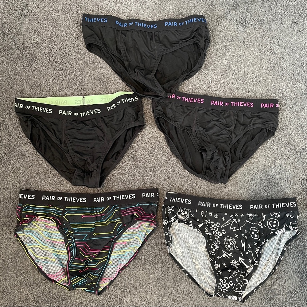 Pair of thieves mens performance briefs medium
